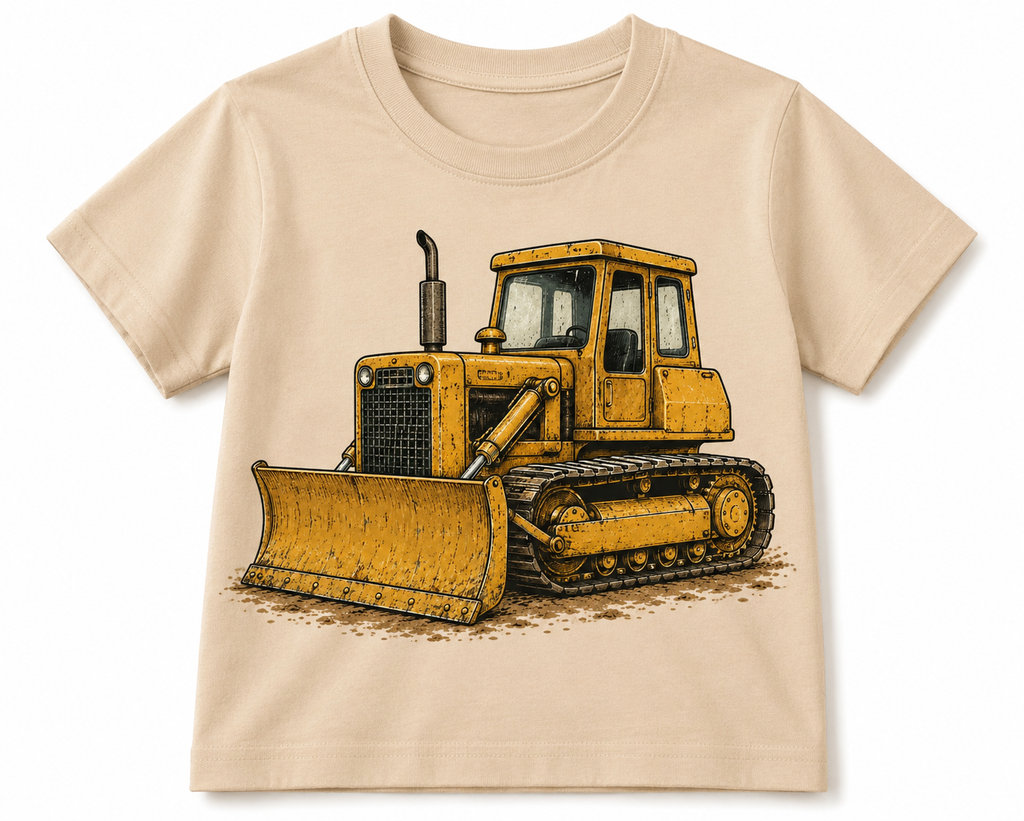 Little Bulldozer Toddler Tee
