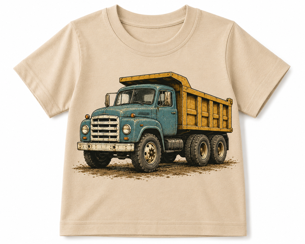 Little Hauler Dump Truck Toddler Tee