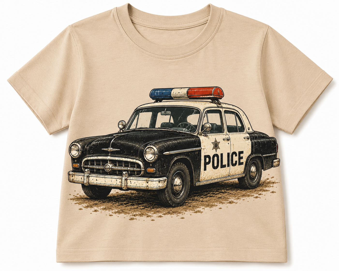 Little Protector Police Car Toddler Tee