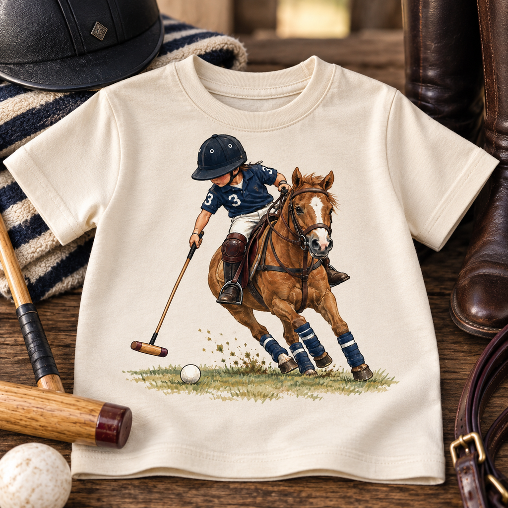 Custom Pony & Rider Graphic T-Shirt