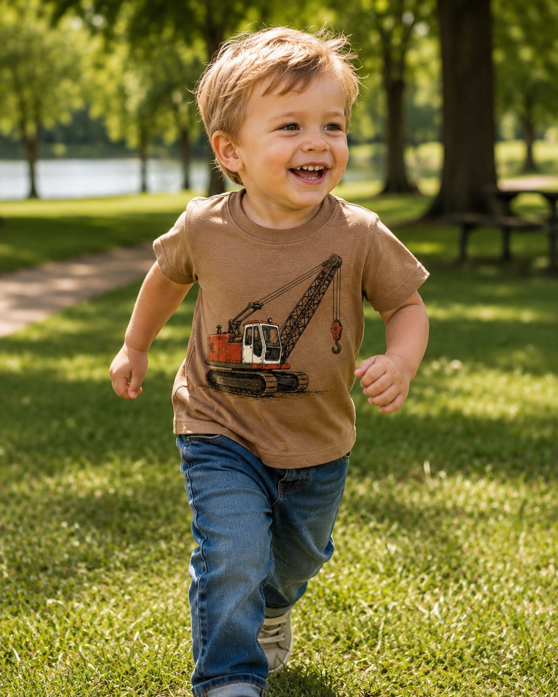 Little Dreamer Crane Toddler Tee
