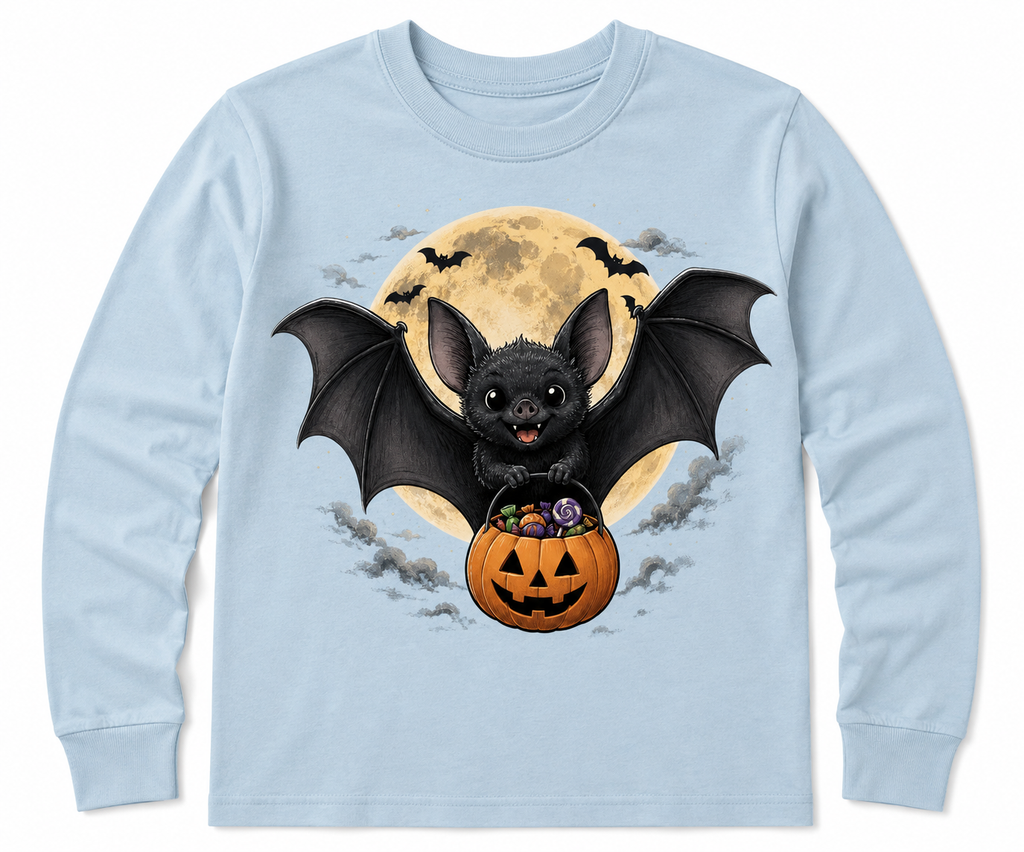 *Little Bat, Big Treats Toddler Long Sleeve Tee