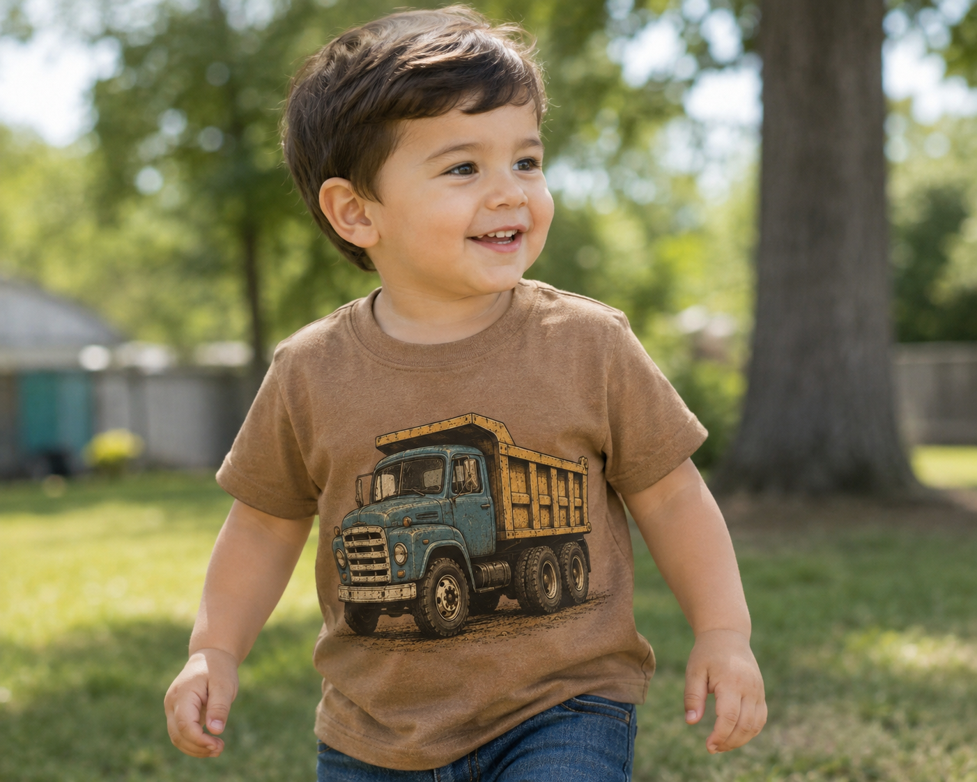 Little Hauler Dump Truck Toddler Tee