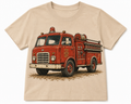 Little Hero Fire Truck Toddler Tee